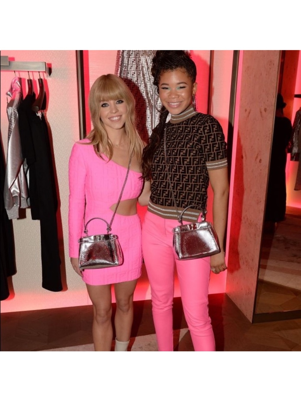 NWT Fendi x Nicki Minaj capsule collection pink dress 40 4 $2,200 - Picture 7 of 16